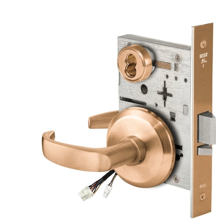 Best Lever Lockset, Mechanical, Storeroom, Grd.1, Lockset Fire Rating: 3 hr. 45HW7DEL14S612